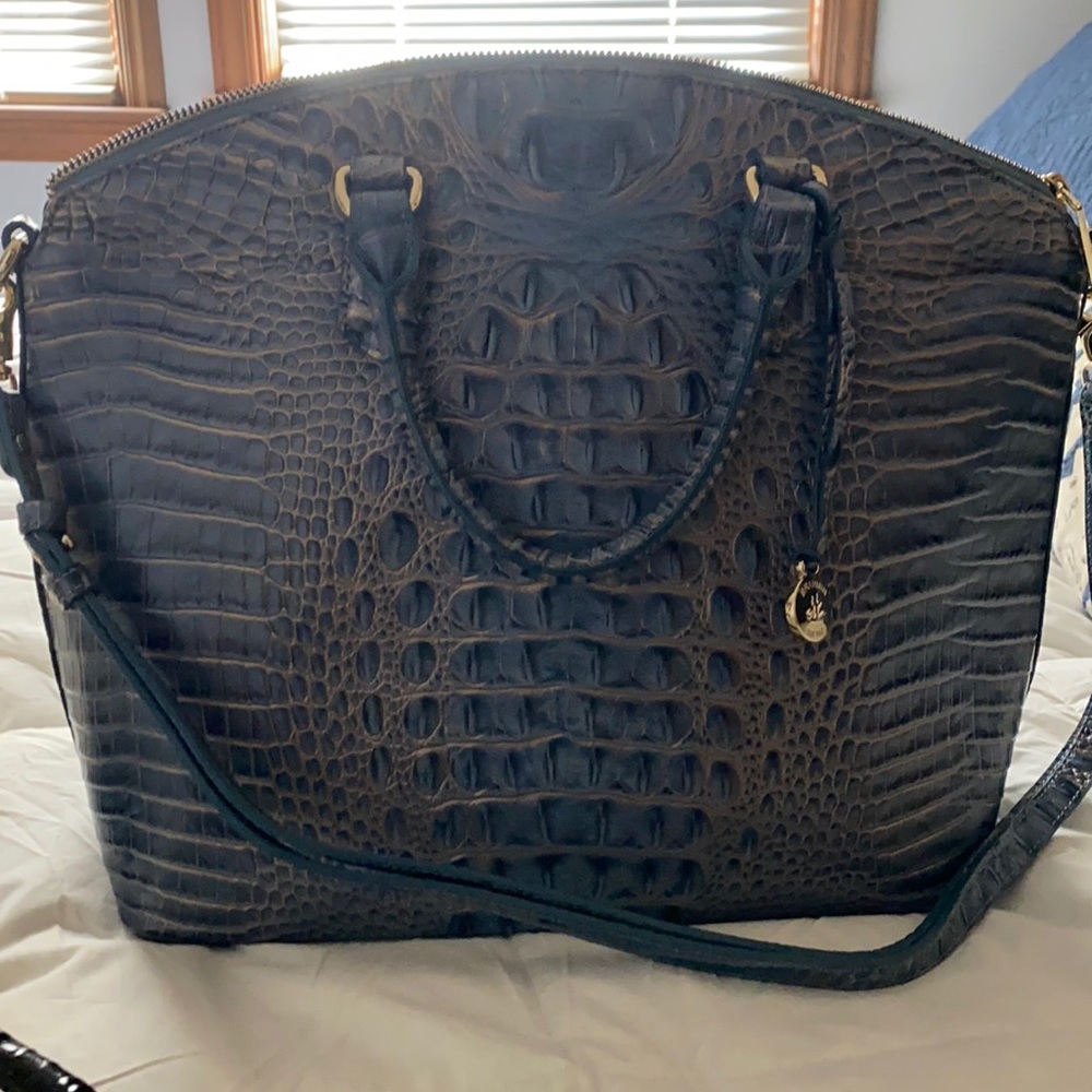Authentic Brahmin indigo bag